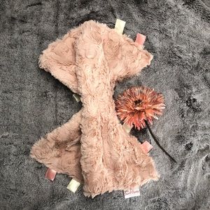 Security Blanket | Baby Lovey | Minky Lovie | Baby Girl Lovey with Tags | Silky